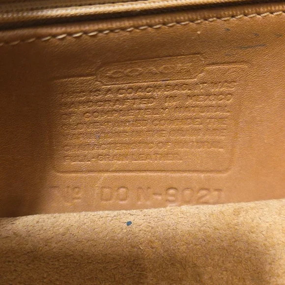 Coach Vintage Weston Bag 9021 RARE Camel Nickel Hardware - Picture 2 of 7